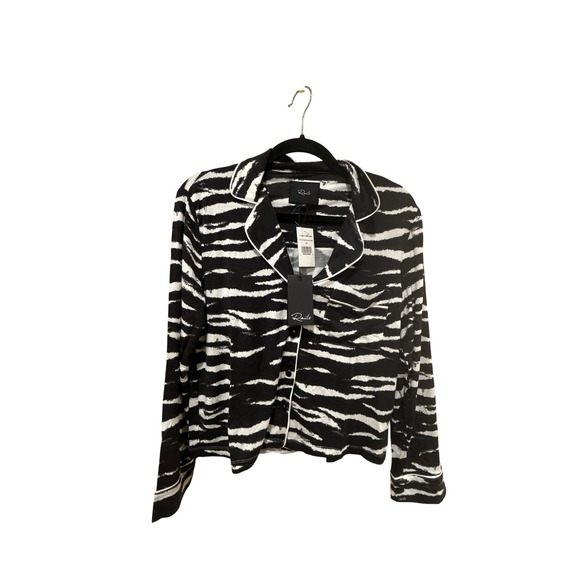 Rails Eva Pajama set black watercolor tiger Size XS - Picture 3 of 6